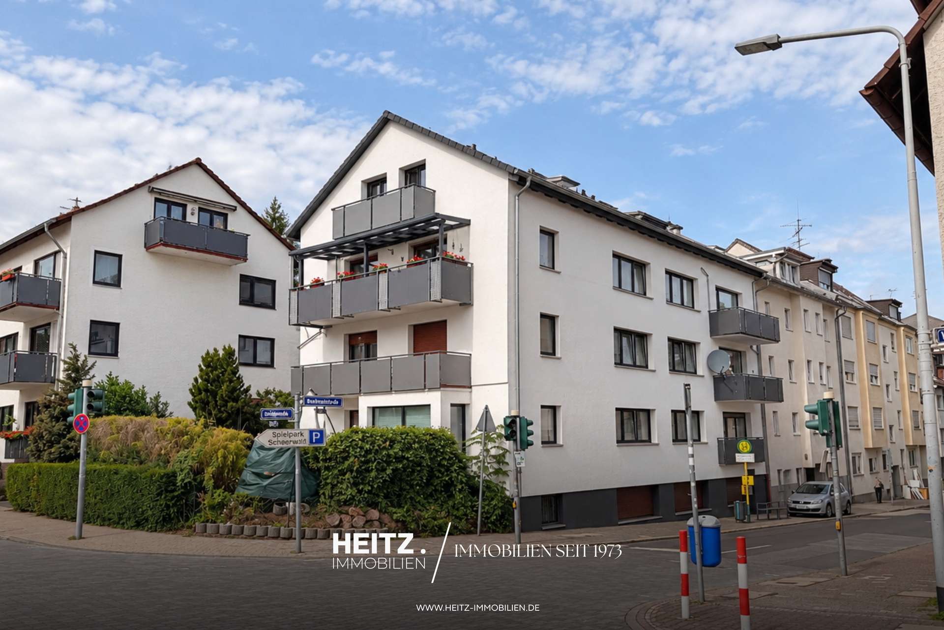 Attraktive 3-Zimmer-Wohnung mit zwei Balkonen und neuer Einbauküche
